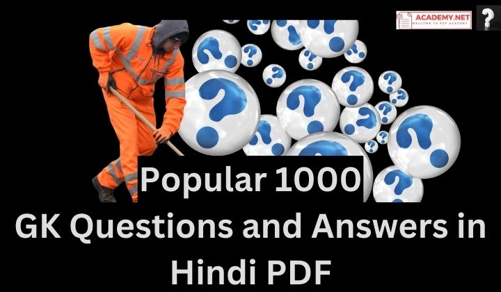 Popular 1000 GK Questions and Answers in Hindi PDF